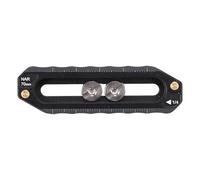 Emoshayoga Rail de sécurité en Aluminium à Dégagement Rapide, Antidérapant, pour Cage de Caméra, avec Vis de 1/4 Pouces, pour Supports D'affichage à Pince de Poignée