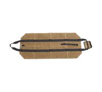 Emoshayoga Sac de Transport de Bûches en Toile Cirée, Sac de Transport de Bois de Chauffage de Grande capacité avec Poignées pour Cheminée, Poêle à Bois, Camping en Plein Air (Kaki)