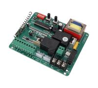 Emoshayoga Tableau de Commande de Moteur de Portail Coulissant avec Indicateurs LED et 2 Télécommandes pour la Sécurité Automatique des Portes, Durée de Fonctionnement de 100 S