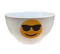 EMOTICONWORLD q2146 Bol, Porcelaine, Blanc, 14 cm