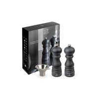 Emotion Graphite Duo de moulins à poivre et à sel Paris graphite u'Select 18 cm et entonnoir en inox en coffret cadeau