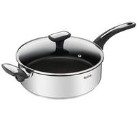Emotion Sauteuse inox 26 cm antiadhesive + couvercle en verre E3003304