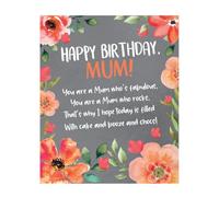 Emotional Rescue Blooming Fabulous, carte d'anniversaire pour maman, carte d'anniversaire pour maman, carte d'anniversaire mignonne