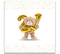 Emotional Rescue Carte d'anniversaire 21 ans Ours