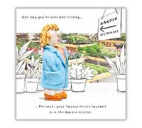 Emotional Rescue Carte d'anniversaire familiale modèle pour elle, One Day You're Cool and Trendy... Carte d'anniversaire pour femme, carte d'anniversaire amusante pour elle