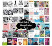 Emotional Rescue Lot de 40 cartes d'anniversaire, cartes amusantes et grossières pour elle et lui, lot multiple individuel aléatoire