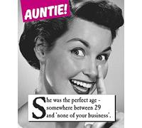 Emotional Rescue Lot de 6 cartes d'anniversaire amusantes pour tante