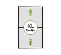 empasa Moustiquaire fenêtre, Master Slim XL blanc, marron ou anthracite | Cadre en aluminium à découper sur mesure, différentes tailles disponibles, Couleur : anthracite, Taille : 130 x 220