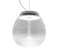 Artemide Suspension Empatia LED Ø 36 cm verre soufflé, méthacrylate & aluminium Blanc