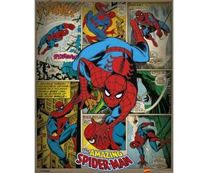 Empire Mini Poster Marvel Spiderman Style rétro Multicolore