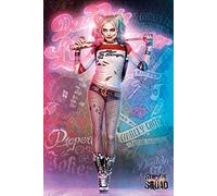 Empireposter 744760 Suicide Squad - Harley Quinn Stand - Impression Affiche Poster, Papier, Multicolore, 91,5 x 61 x 0,14 cm