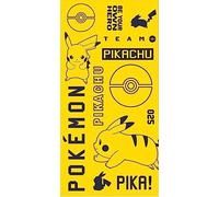 empireposter Pokemon Pikachu Serviette de plage en coton Pika 70 x 140 cm