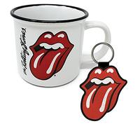 empireposter The Rolling Stones - Lips - Coffret cadeau - Article de fan - Tasse - Porte-clés