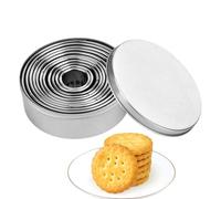 Emporte-Pièce à Biscuits Motif Ondulé Lisse Outil de Patisserie