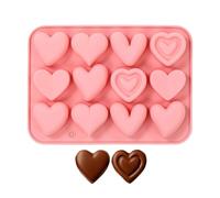 Emporte-pièce à biscuits pour la Saint-Valentin, 12 cavités, passe au lave-vaisselle, mini moule à biscuits en relief pour les amateurs, la famille, les amis, les anniversaires, les vacances et les