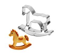 Emporte-pièce anti-adhésif 2026 - Moule à cheval - Emporte-pièce pour l'année du cheval 2026 - Pour pâte, dessert, fondant, chocolat, maison, restaurant, Nouvel An, fête du printemps