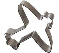 Zenker 44862 Emporte-pièce à pâtisserie en forme d'avion, emporte-pièce sablé, emporte-pièce, Acier inoxydable, Argent, 7 x 6,8 cm
