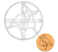 Emporte-pièce Cigogne avec Bébé, 1 pièce
