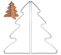 Emporte-pièce en acier sapin de Noël 15,5 cm 2 pcs.