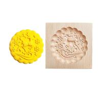 Emporte-pièce en bois 3D - Moules à biscuits en bois 3D | Moule à gaufrage festif de vacances, moules à bonhomme de neige de Noël, emporte-pièce festif pour fête, maison, restaurant pour adultes