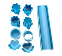 Emporte-pièce en forme de cercle imprimé 3D pour pâtisserie et dessert, design simple avec forme uniforme, fonction de libération rapide, outil de pâtisserie pour cuisine, mariage, fête, collection