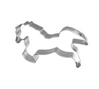 Emporte-pièce en forme de petit cheval, outil de cuisson en acier inoxydable, moule à biscuits pressable | pour boulangers, parents, débutants, Noël, anniversaire, vacances, fête, salle de classe