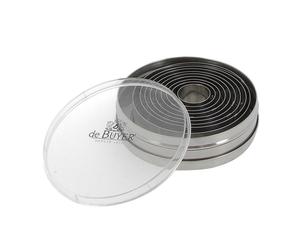 Emporte-pièce gâteau, set de 9 pc, circulaires, de Buyer