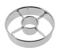 Emporte-pièce Rond à Donuts en Acier Inoxydable, 8cm, Argenté