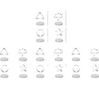Emporte-pièces, acier inoxydable durable, différentes formes, 4Set