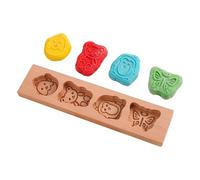 Emporte-pièces en bois Outil Cuisson Sûr Lisse Forme Mignonne Biscuits
