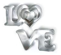 Emporte-pièces métal love - graine créative Argenté G