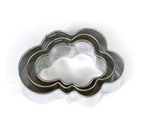 Emporte-pièces métal nuage 3 pièces - graine créative Argenté G