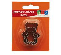 Emporte-Pièces Métal Ourson 3 Pièces