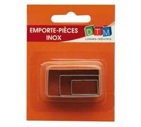 Emporte-Pièces Métal Rectangle 3 Pièces