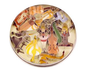 Emporte-pièces, moules à biscuits, emporte-pièces musicaux, lot de 12 pièces.