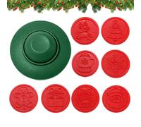 Emporte-pièces pour biscuits de Noël antiadhésifs pour pâtisserie festive | Ensemble d'emporte-pièces de Noël pour adultes et enfants pour la maison, la cuisine, les fêtes d'intérieur, Thanksgiving