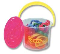 Emporte-pièces - Pour pâte à modeler - Plastique - Seau de 24 pièces - Jovi