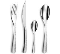 AMEFA - Coffret 24 couverts de table pour 6 personnes - Empreinte - Acier inoxydable 18/0, Finition Satinée