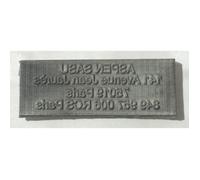 Empreinte TAMPON TRODAT PRINTY 4912 adhésive Plaque de texte 47 x 18 mm
