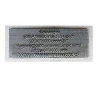 Empreinte TAMPON TRODAT PRINTY 4913 adhésive Plaque de texte 58 x 22 mm