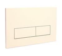 Empyreal Plaque de déclenchement avec jeu de levier de chasse et cadre de montage,pièces de rechange compatible avec Geberit Sigma 01,20,30 & UP320 & 300,115770115 double chasse (Blanc crème)