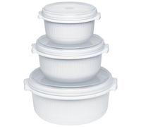 Emsa 459061200 Boîte Hermétique Alimentaire Blanc 3 Pièce(S)