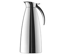 Emsa 502664 ELEGANZA Pichet isotherme, fermeture easy open, acier inoxydable, 1,3 L