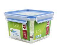 Emsa Boîte hermétique alimentaire 508537 Rectangulaire 1,75 L Transparent/Bleu 1 pièce