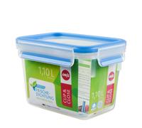 EMSA 508541 Ensemble de 8 boîtes hermétiques alimentaires rectangulaires transparentes 115x165x117mm