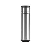 Emsa 509238 MOBILITY- Bouteille isotherme avec gobelet, fermeture Safe Loc, 700 ml, Acier inoxydable/anthracite noir