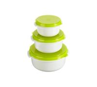 EMSA 509741 MICRO FAMILY MICROSET 3 BOÎTES ALIMENTAIRE VERT 0,5 L / 1 L / 1,5 L