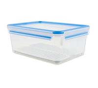 Emsa Boîte alimentaire 512888 Clip & Close 3,7 L plateau égouttoire Écru 26,3x19,5x11 cm