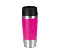 Emsa 513550 Thermos 0,36 Ml Noir, Rose Et Acier Inoxydable Noir