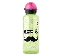 Emsa 518132 Gourde Utilisation Quotidienne 600 Ml Tritan Noir, Vert Et Rose Noir